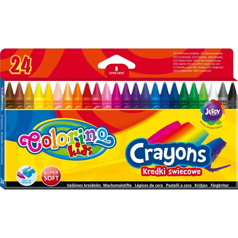 Voskové pastelky Colorino / sada 24 ks Zlevněný