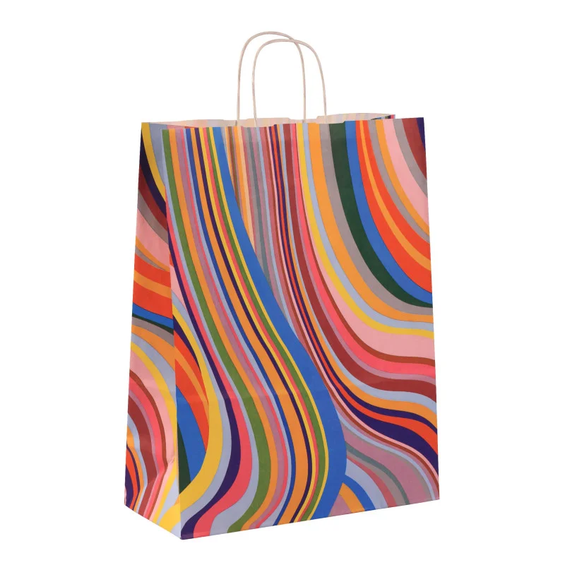 Taška papírová kroucené ucho - 70. léta / 240 x 110 x 310 mm Must-Have