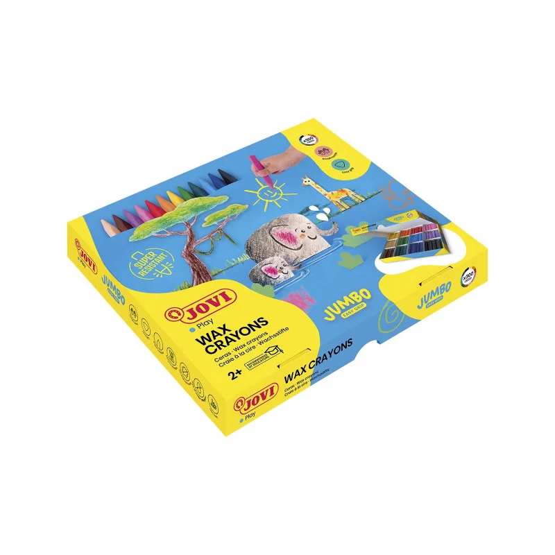 Voskové pastelky JOVI trojhranné - 300 ks / ekonomické balení Dokud Zásoby Vydrží