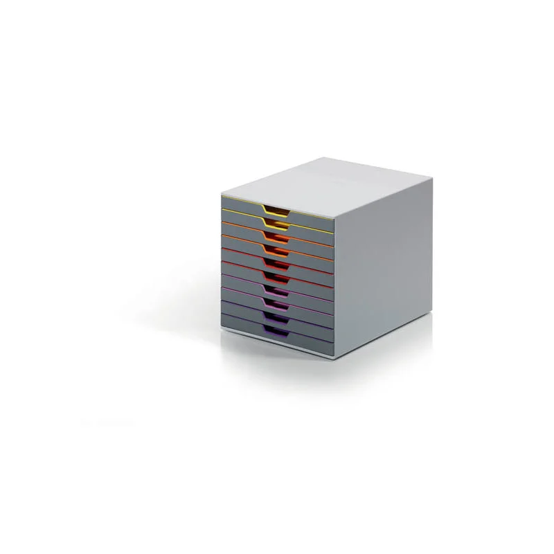 Vrácení Zdarma Zásuvkový box VARICOLOR® - 10 zásuvek / šedá