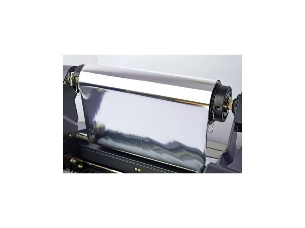 Tonerová efektová fólie na roli 320 mm x 300 m metalická stříbrná 3" Nízká Cena