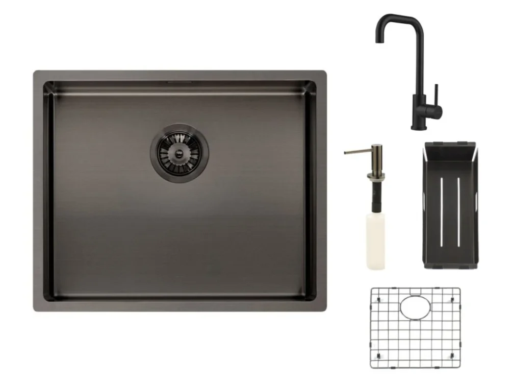 Reginox SET Miami 500 Gun metal + baterie Crystal + příslušenství Gun metal Nízká Cena