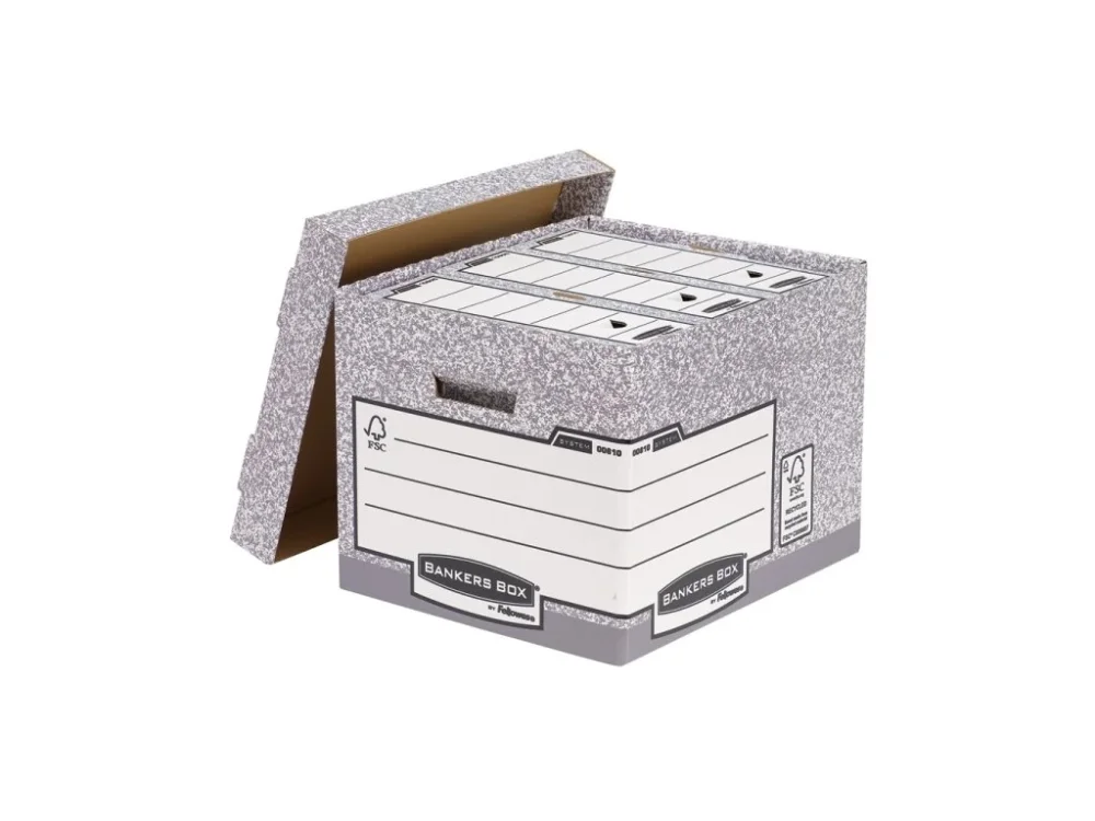 Archivační kontejner Fellowes Bankers Box FAST Fold, samostatné víko (10ks) Koupit Online