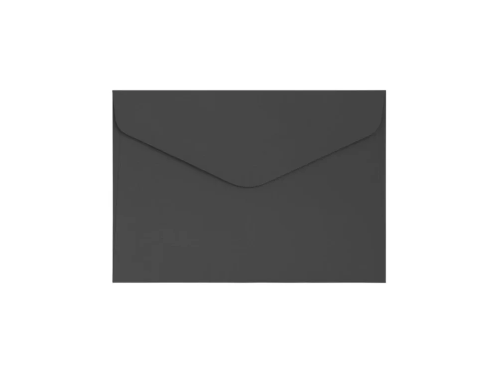 Galeria Papieru obálky C6 Hladký černá 120g, 10ks Expresní Doručení