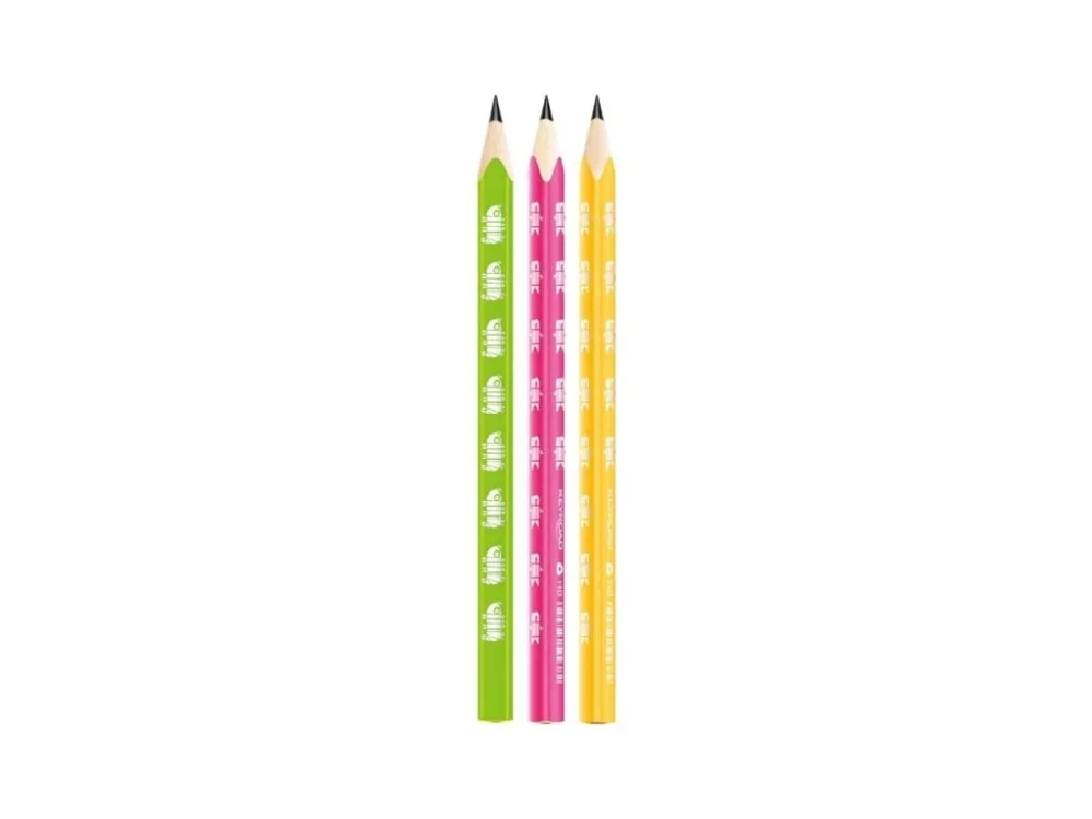 Nejprodávanější Grafitová tužka KEYROAD Neon JUMBO, HB, 6ks