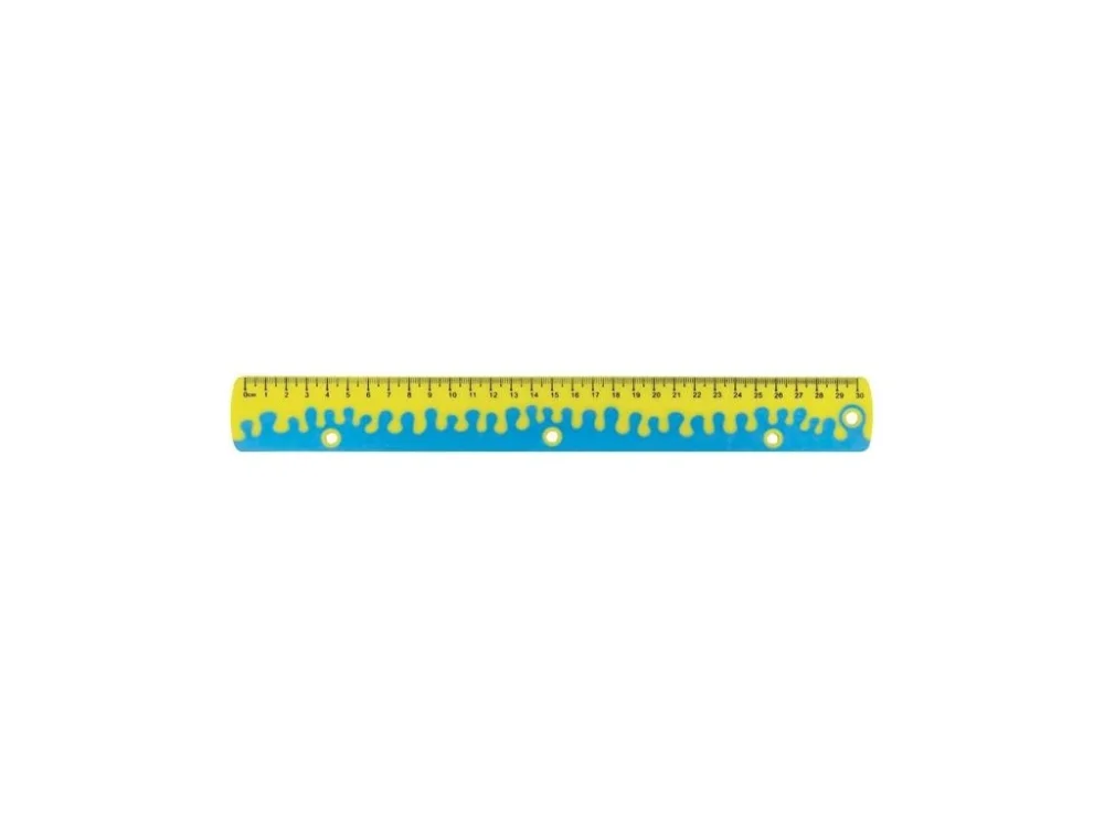 Pravítko KEYROAD 30cm, Coral, zelené Must-Have