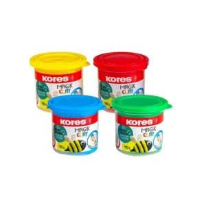 Super Cena Modelovací hmota Kores MAGIK CLAY, 4 barvy