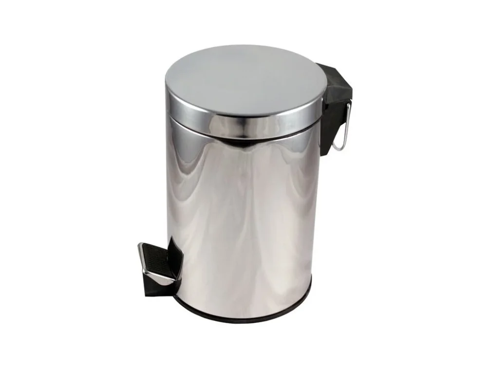 Objednat Nyní Nášlapný odpadkový koš chromový, 5 l