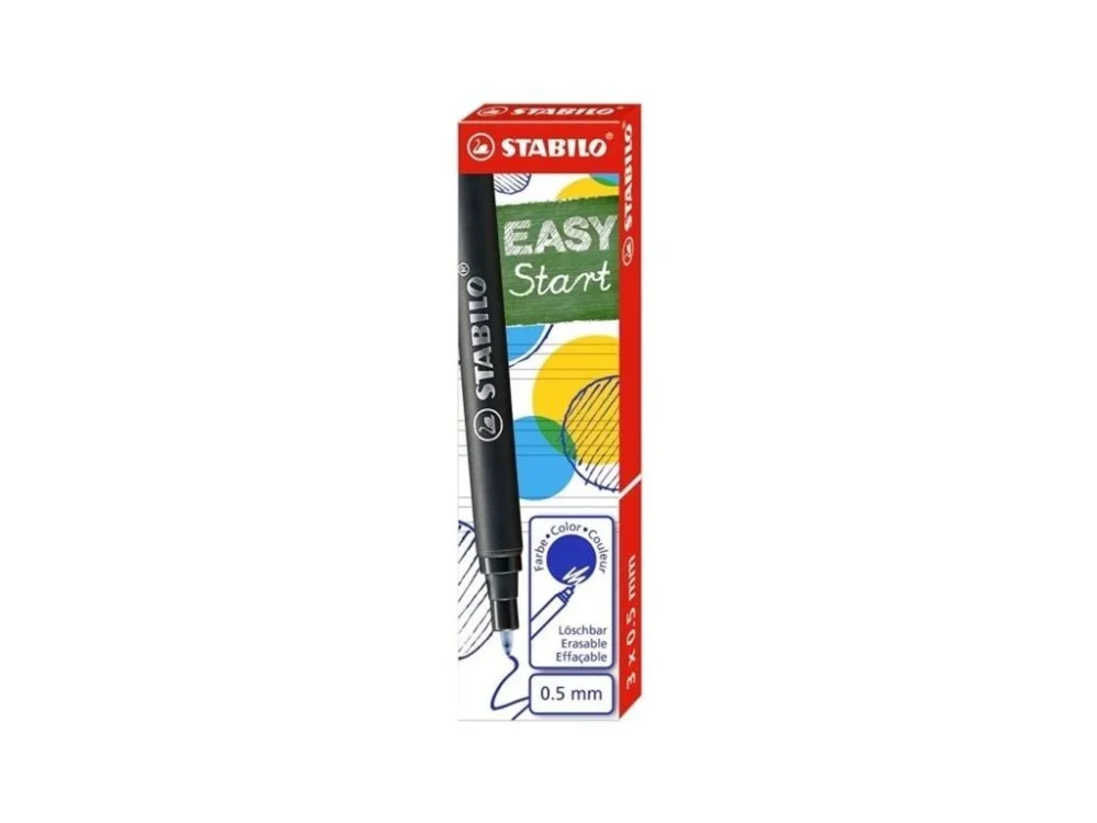 Vrácení Zdarma Náhradní náplň do pera Stabilo EASY, 0,5 mm, modrá