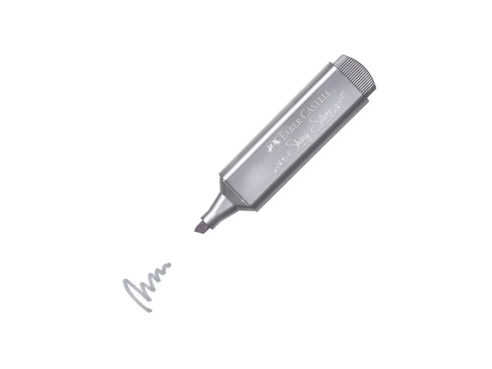 Jen Po Omezenou Doba Zvýrazňovač Faber-Castell 46, metalická stříbrná