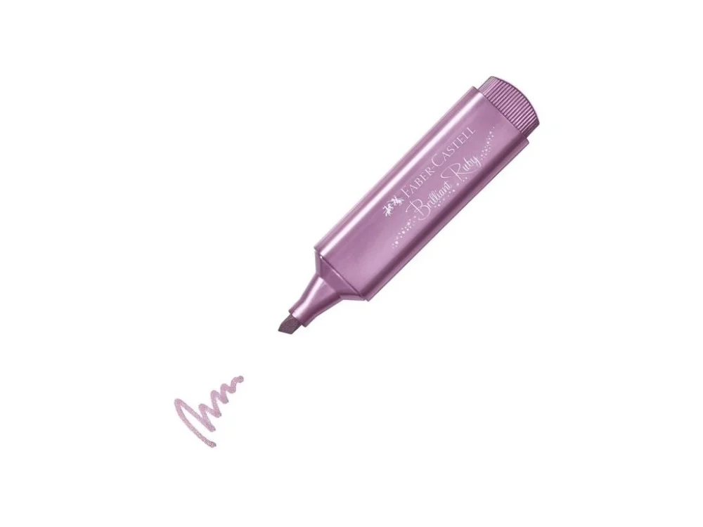 Sezónní Sleva Zvýrazňovač Faber-Castell 46, metalická fialová