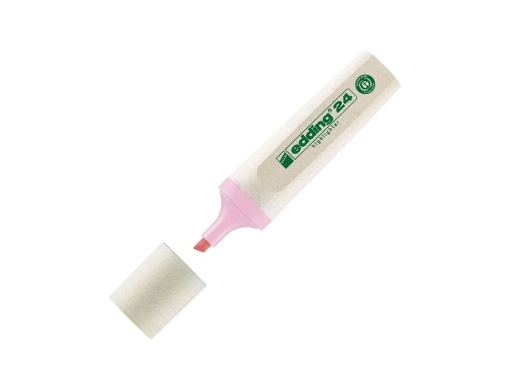 Zvýrazňovač Edding Ecoline 24, pastelově růžový Finální Výprodej