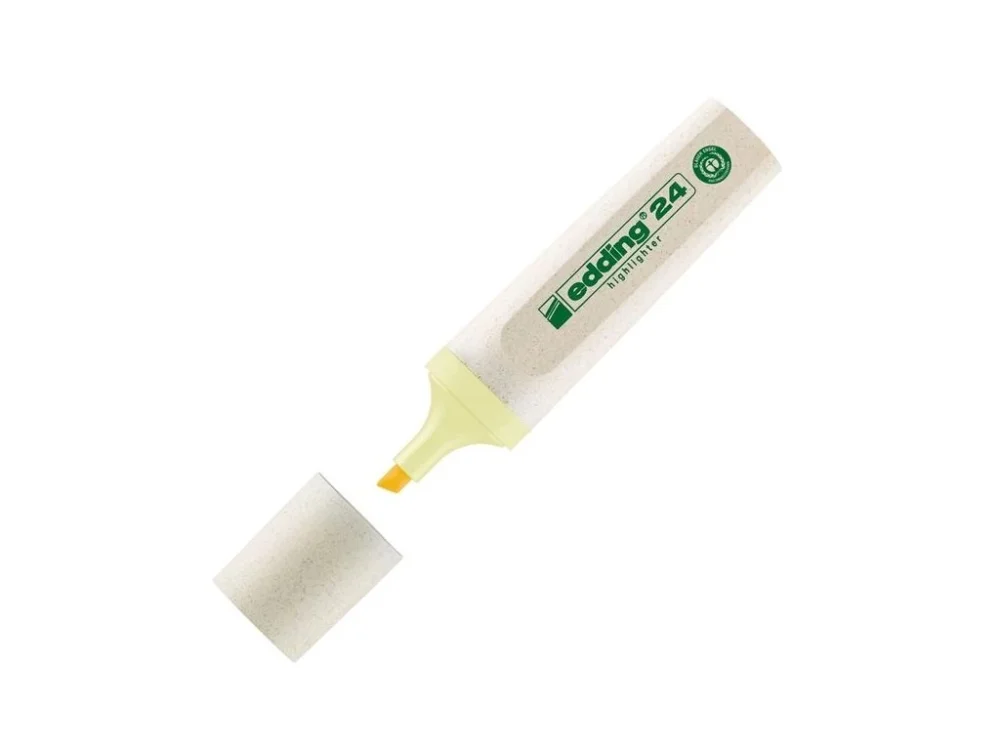 Objednat Nyní Zvýrazňovač Edding Ecoline 24, pastelově žlutý