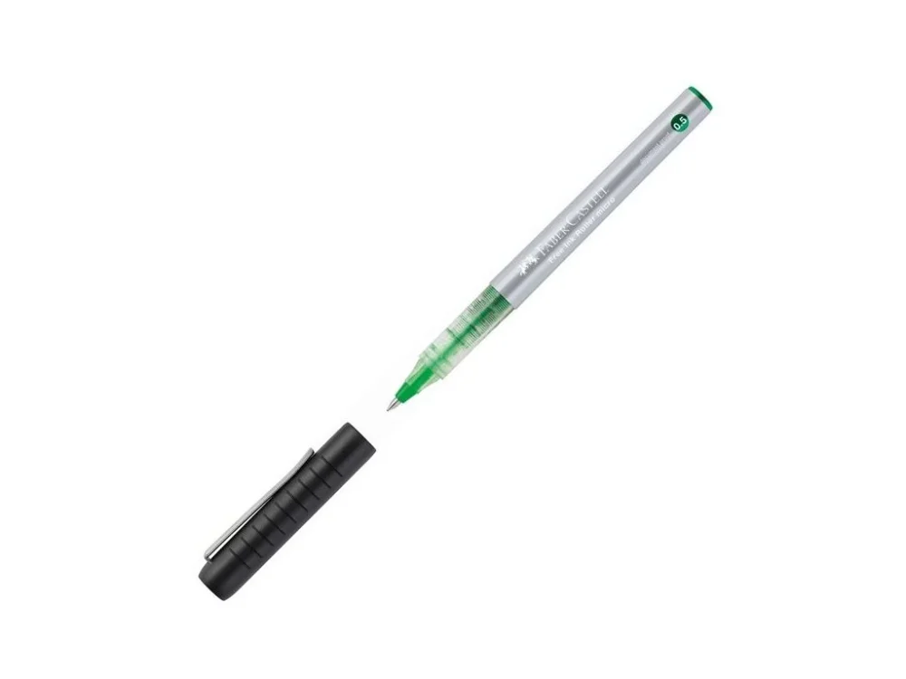 Roller Faber-Castell Free Ink, hrot 0,5 mm, zelený Aktuální