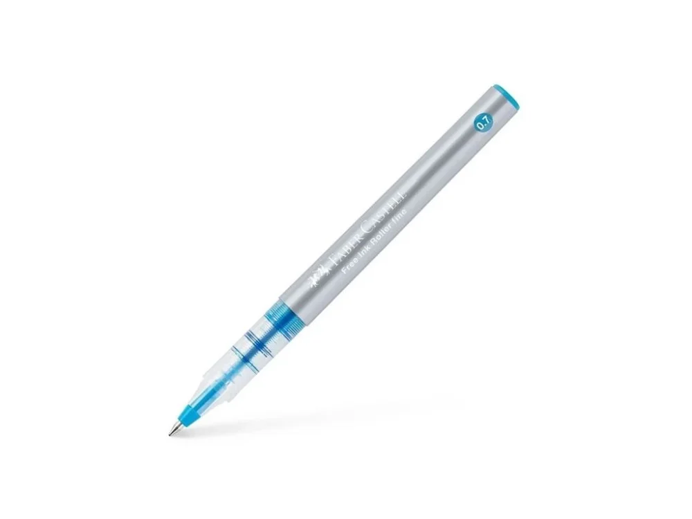 Roller Faber-Castell Free Ink, hrot 0,7mm, nebeská Akční Cena