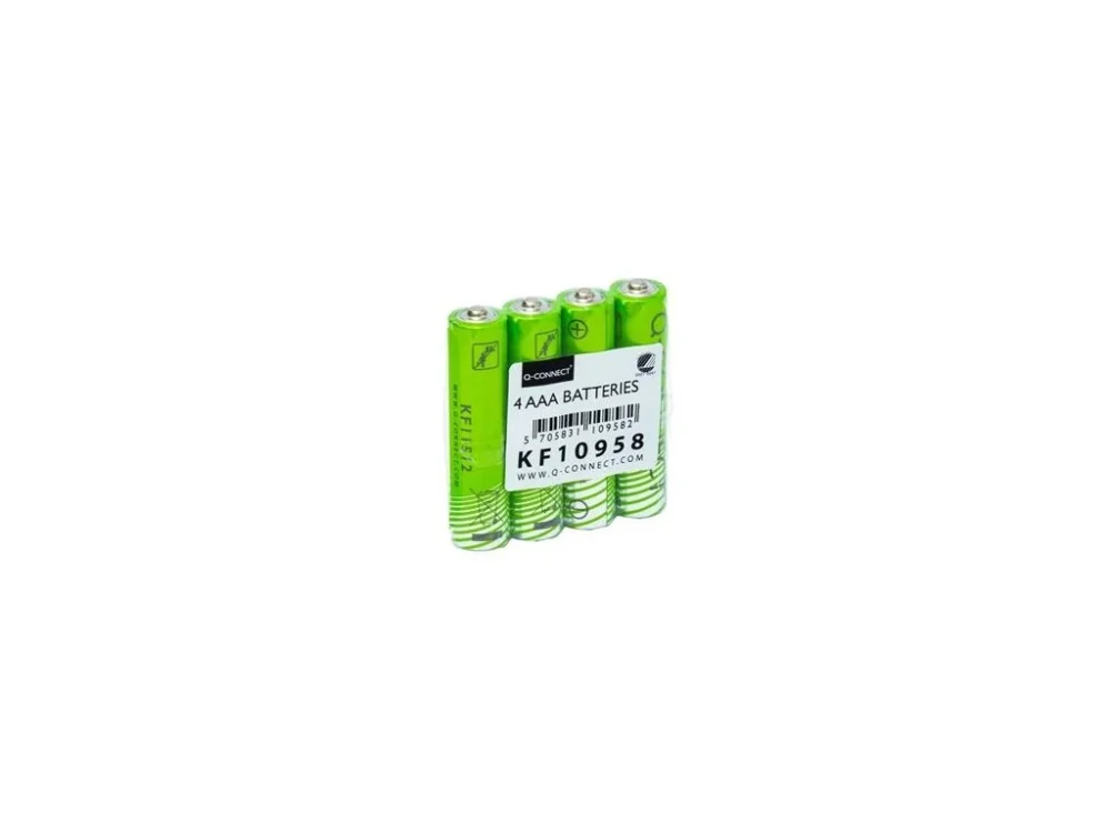 Oblíbený Alkalická baterie Q-Connect-1,5V,LR03,typ AAA,eko,4ks