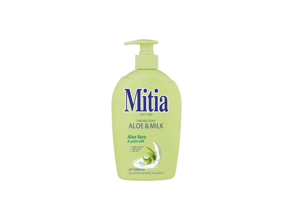 Tekuté mýdlo Mitia - aloe milk, 500 ml Autentický