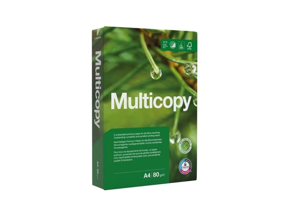 Bezpečná Platba Papír MultiCopy Original A4 - 80 g, CIE 168, 500 listů