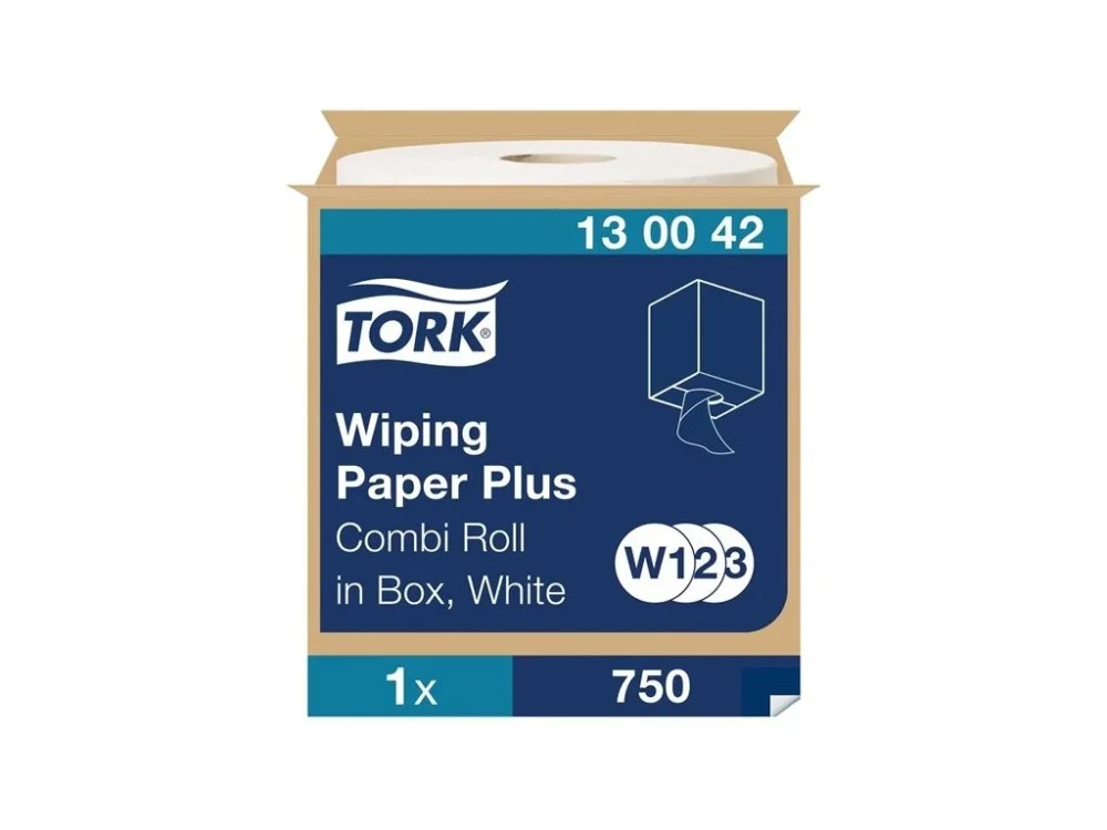 Akce Papírové utěrky Tork - kombi role, 2 vrstvé, W1-3