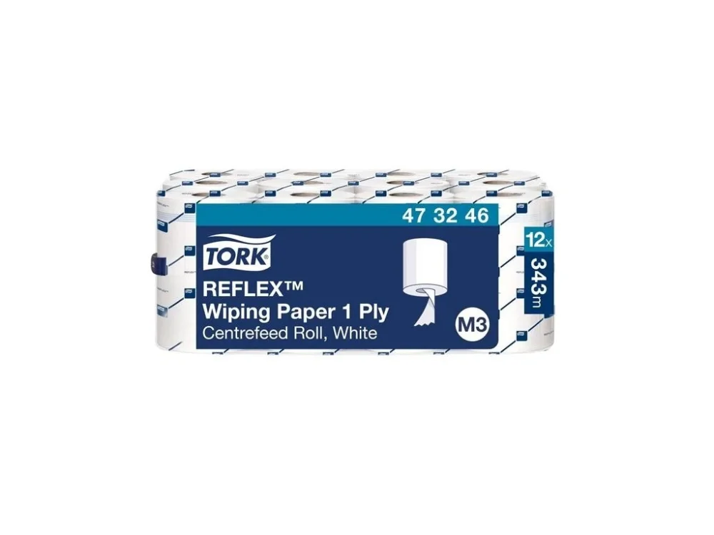 Papírové utěrky v roli Tork Reflex - M3, 1vrstvé, 12 rolí Dokud Zásoby Vydrží