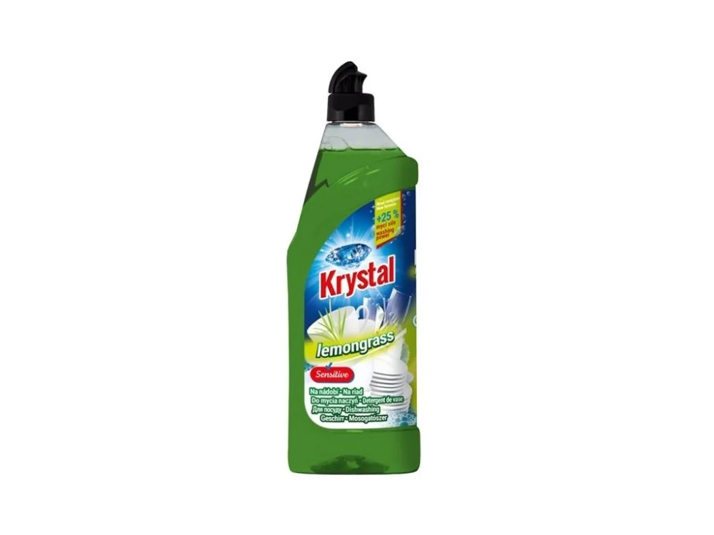 Prostředek na nádobí Krystal - Lemongrass, 750 ml Zlevněný