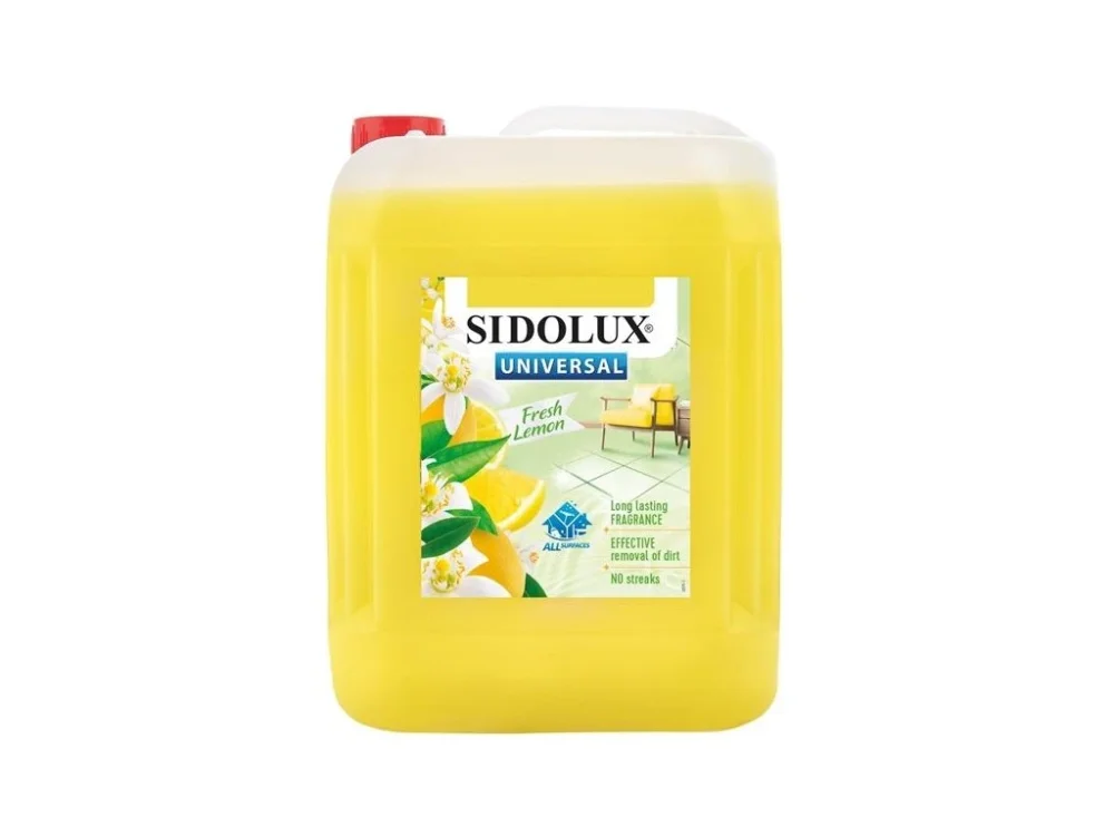 Prostředek na podlahy Sidolux, Fresh lemon, 5 l Nová Kolekce
