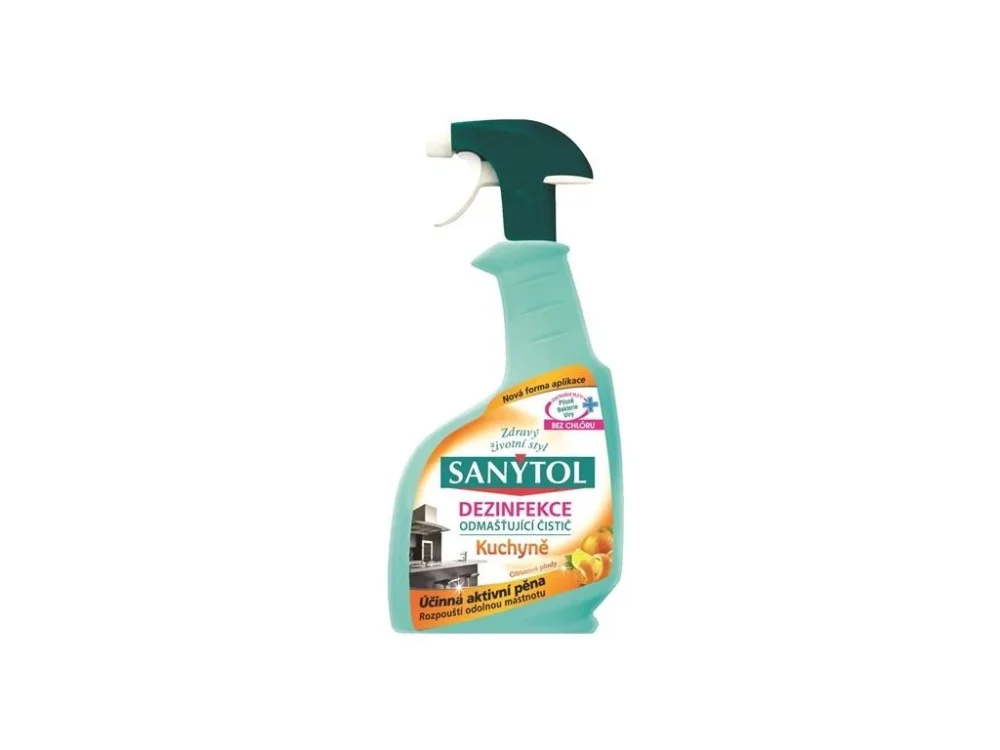 Dezinfekční čistič na kuchyně Sanytol, 500 ml Horká Nabídka