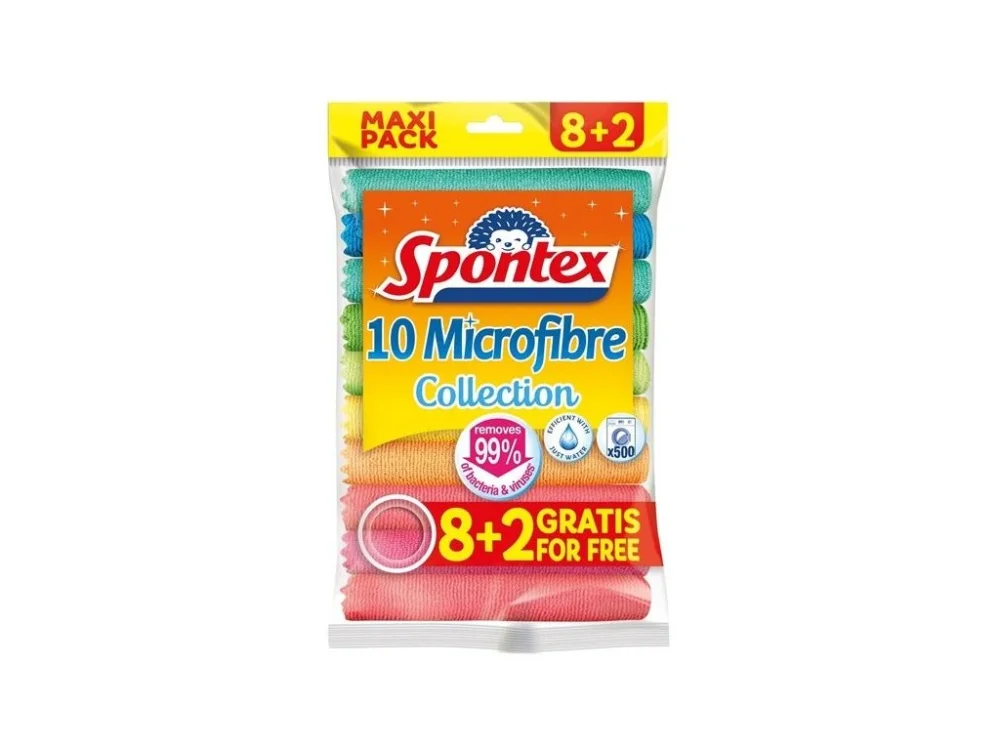 Mikroutěrky Spontex, 8+2 Kup Teď