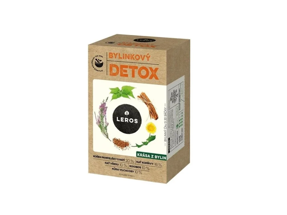 Víkendová Akce Bylinný čaj Leros Dobré bytí - Detox, 20x 1,5g
