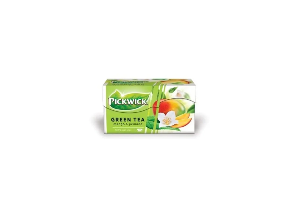 Zelený čaj Pickwick s mangem a jasmínem, 20x 1,5 g Aktuální