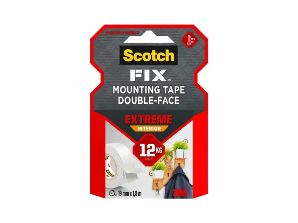 Výhodná Nabídka Scotch® Supersilná montážní páska, 19 mm x 1,8 m