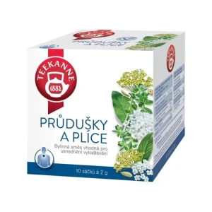 Bylinný čaj Teekanne průdušky a plíce, 10x 2 g Tovární Cena