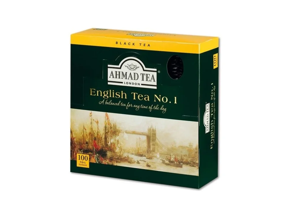 Akční Nabídka Černý čaj Ahmad - English No.1, bal.100x 2 g, 200g