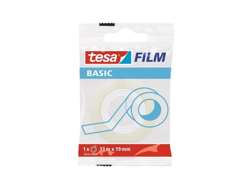 Páska lepicí Tesa® BASIC,19 mmx33 m, transparentní Horká Nabídka