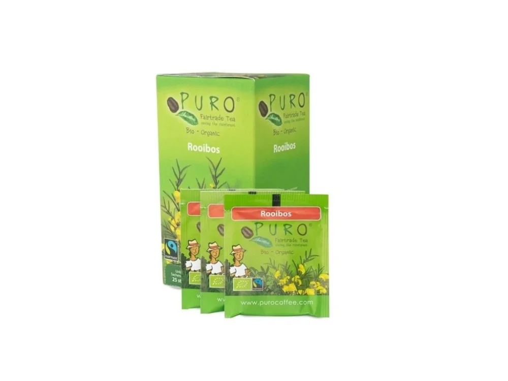 Bylinný čaj Puro - Rooibos,Fairtrade,Bio,25x1,5 g Sleva