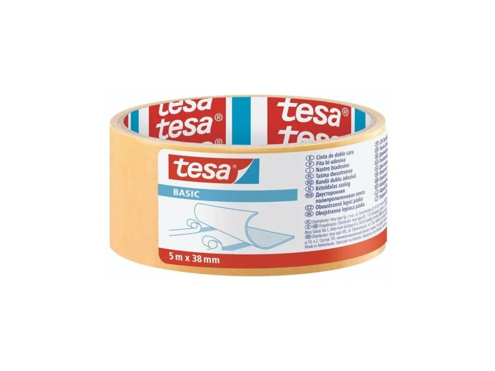 Oboustranná lepicí páska Tesa basic 38 mmx5 m Omezená Nabídka