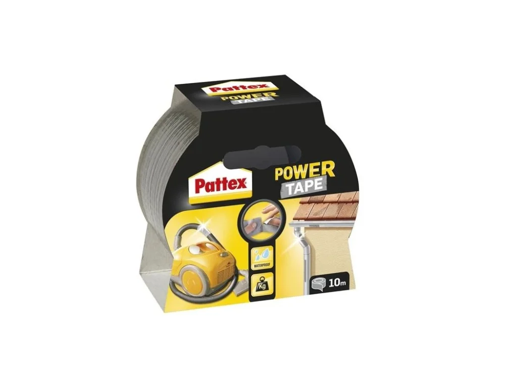 Lepicí páska Pattex Power 50 mm x 10 m - stříbrná Speciální Cena