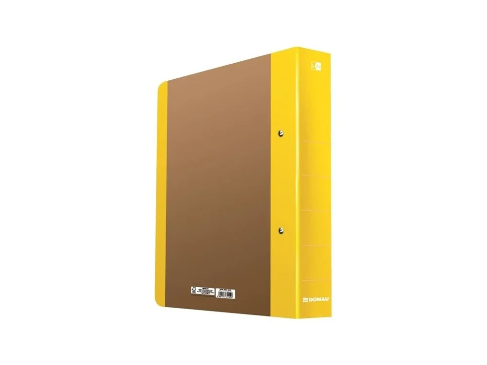 2 kroužkový pořadač Donau Life-A4,5 cm,D-mech., neonově žlutá,1ks Expresní Doručení