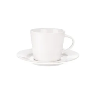Akce Porcelánový hrnek Orion - s podšálkem, bílý,180 ml
