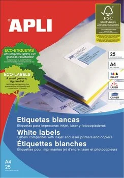 etikety Apli 105x40 mm, 1400 ks Oblíbený