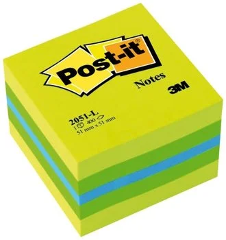 Dokud Zásoby Vydrží samolepicí kostka 3M 2051 L, 51x51mm, 400 lístků