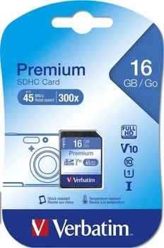 paměťová karta SDHC Verbatim 16GB Expresní Doručení