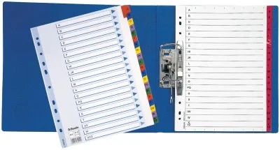Levný rozlišovač karton Mylar A-Z