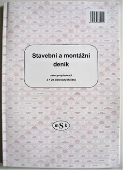 stavební deník A4 NCR č.401, 3x20 listů Super Cena