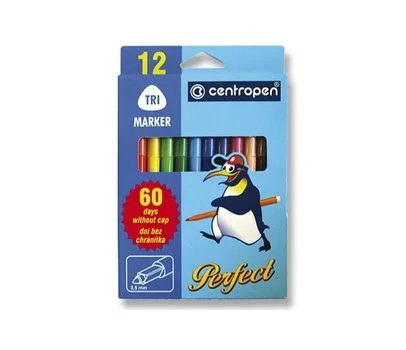 Akční Cena popisovače Centropen tri marker 2510, sada 12ks