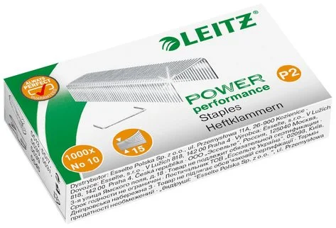 Omezená Nabídka spojovače Leitz P2 /No.10 , 1000ks