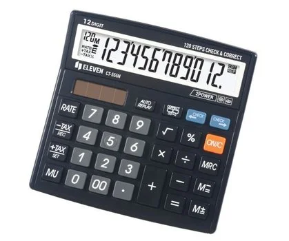 Sleva stolní kalkulačka ELEVEN CT-555N