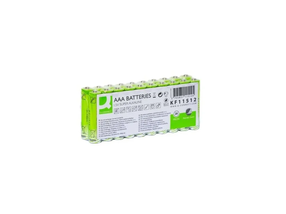 Ihned K Objednání Alkalické baterie Q-Connect AAA LR03 – 1.5 V, různý počet