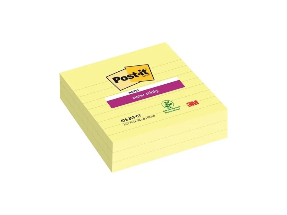 Bločky Post-it Super Sticky XL, 101 x 101mm, žluté Nejlepší Cena