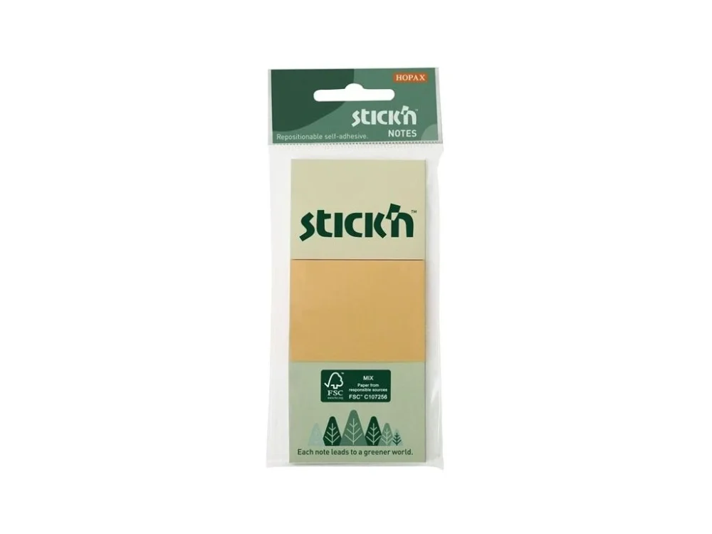 Bločky Stick'n by Hopax FSC, 38x51 mm, pastel, 3ks Bezpečná Platba